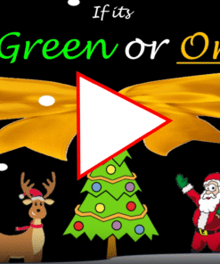 "Red Green or Orange" Holibirthdays.com Card