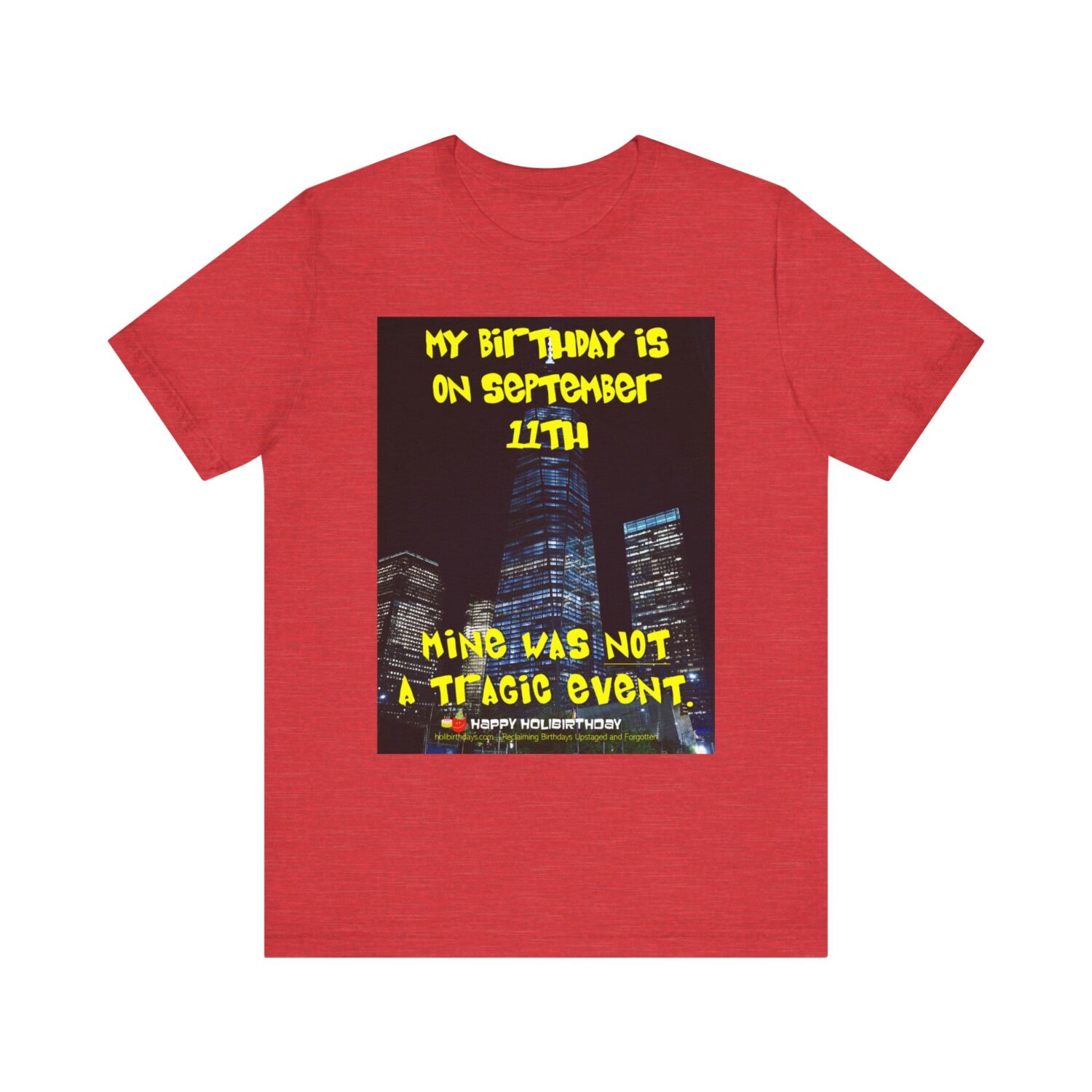 "My Birthday was not a Tragic Event" Shirt - Image 31