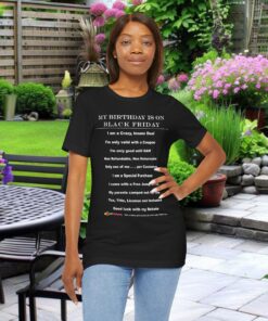 Funny Birthday on Black Friday Tee