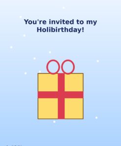 The Holibirthday Invitation — April Holibirthday eCard