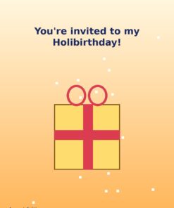 The Holibirthday Invitation — August Holibirthday eCard