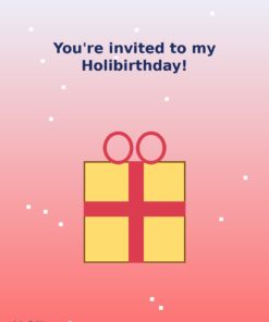 The Holibirthday Invitation — July Holibirthday eCard