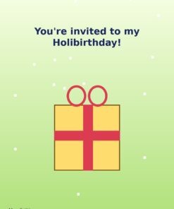 The Holibirthday Invitation — May Holibirthday eCard