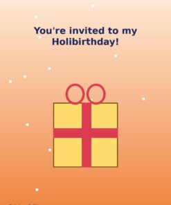 The Holibirthday Invitation — October Holibirthday eCard
