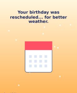 Rescheduled (Not Forgotten) — August Holibirthday eCard