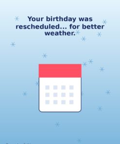 Rescheduled (Not Forgotten) — December Holibirthday eCard