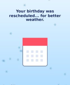 Rescheduled (Not Forgotten) — January Holibirthday eCard