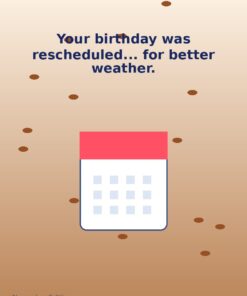 Rescheduled (Not Forgotten) — November Holibirthday eCard