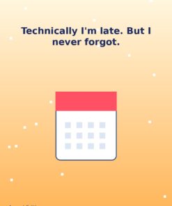 Better Late Than Forgotten — August Holibirthday eCard