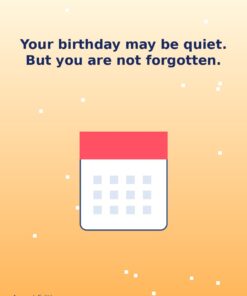 The Quiet One — August Holibirthday eCard