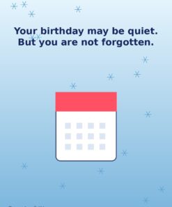 The Quiet One — December Holibirthday eCard