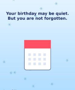 The Quiet One — January Holibirthday eCard