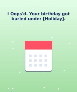 I Oops'd — March Holibirthday eCard