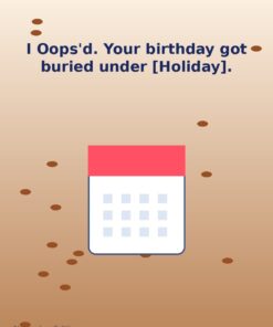 I Oops'd — November Holibirthday eCard