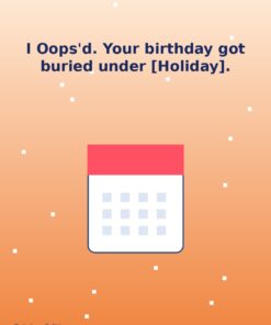 I Oops'd — October Holibirthday eCard