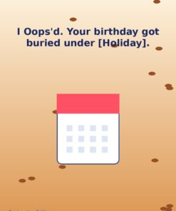 I Oops'd — September Holibirthday eCard
