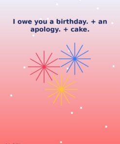 The Guilt Trip — July Holibirthday eCard