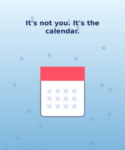 I Blame the Calendar — December Holibirthday eCard