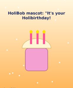 HoliBob Says Holibirthday eCard